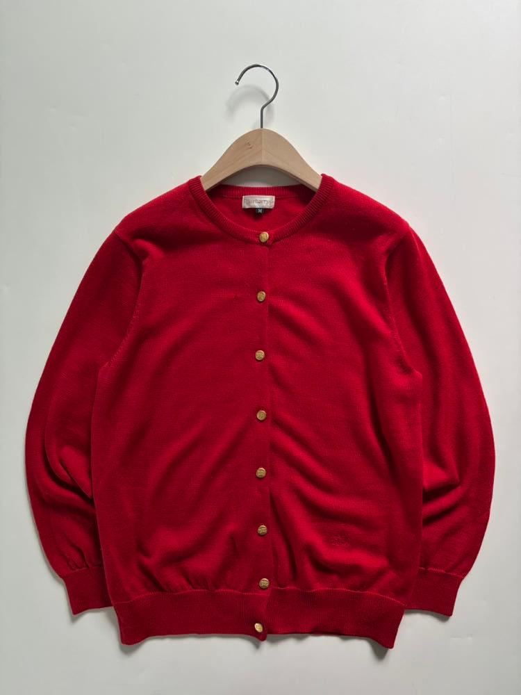 Burberry 버버리 금장 버튼 레드 가디건 7