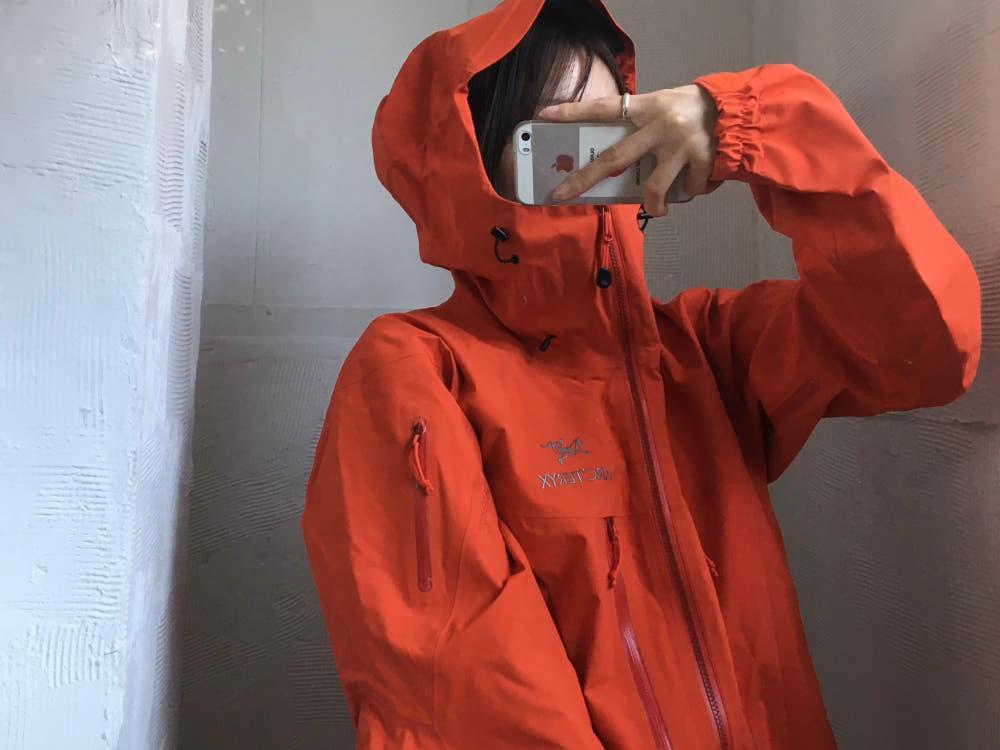 Arcteryx 아크테릭스 레드오렌지 알파 SV 고어텍스 자켓 4