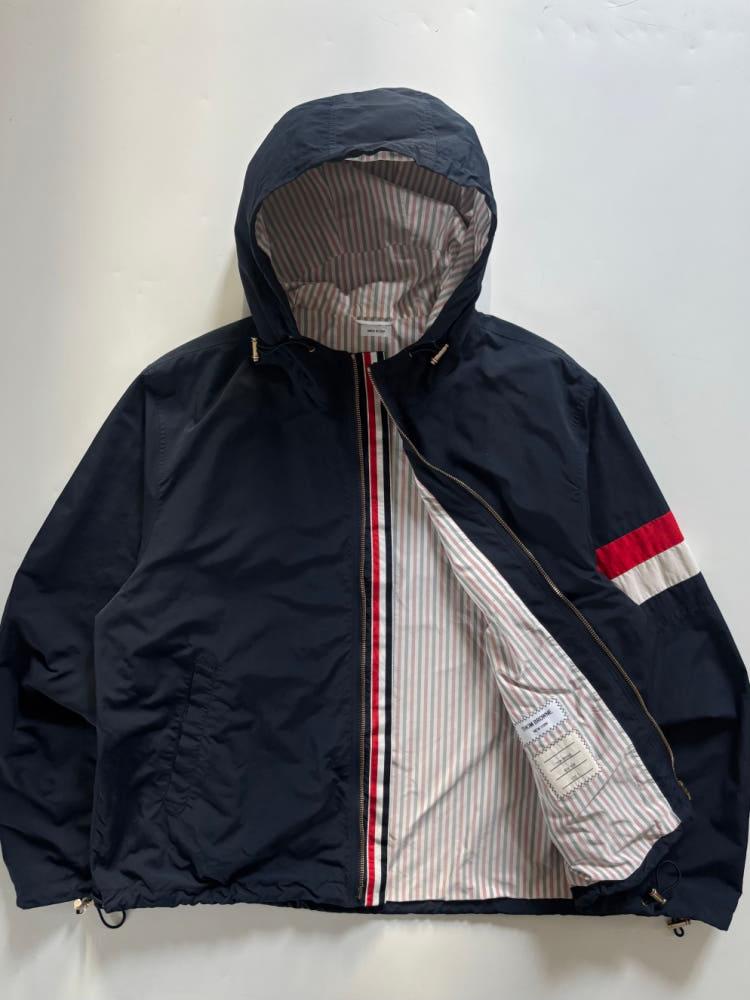 Thom Browne 톰브라운 암 스트라이프 후드 자켓 9