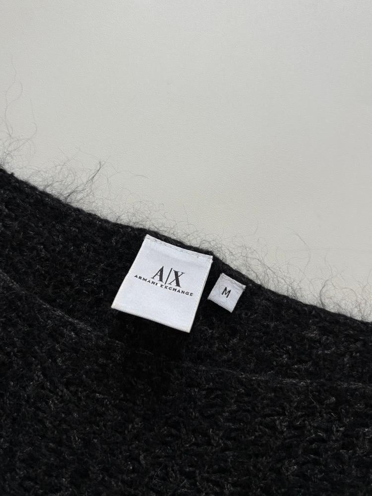 Armani Exchange 아르마니 익스체인지 모헤어 블랙 니트 7
