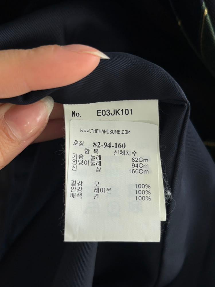 Mihara Yasuhiro 미하라 야스히로 타이 레이어드 체크 울 블레이저 7