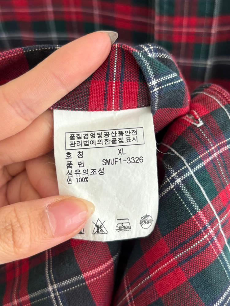 Polo 폴로 랄프로렌 레드 컬러 블랙와치 셔츠 7
