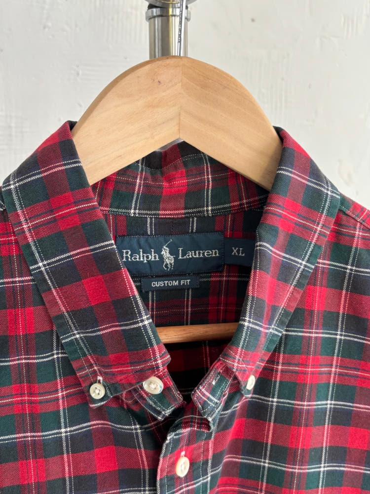 Polo 폴로 랄프로렌 레드 컬러 블랙와치 셔츠 5