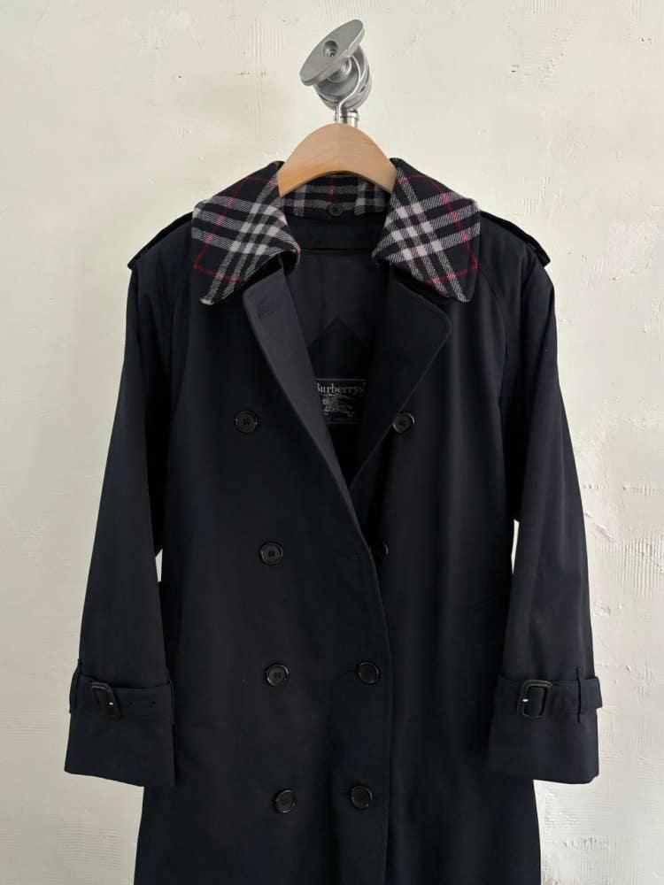 Burberry 버버리 더블카라 네이비 트렌치 코트 8