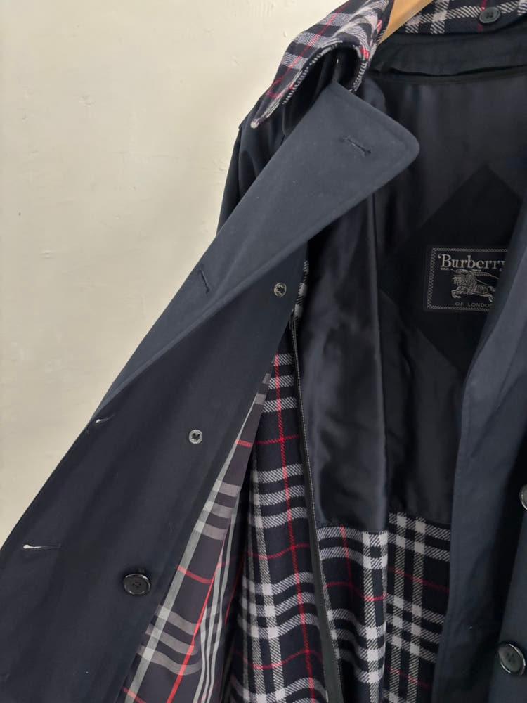 Burberry 버버리 더블카라 네이비 트렌치 코트 11
