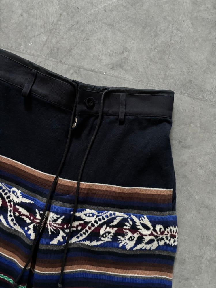 Sacai 사카이 네이비 패턴 쇼츠 5