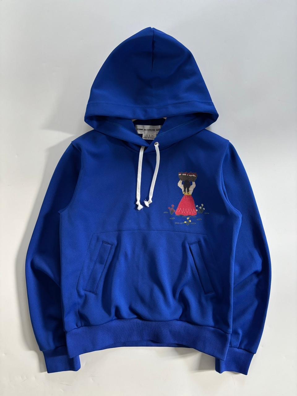 COMMEdesGARCONS GIRL 꼼데가르송 걸 프린팅 후드티 2
