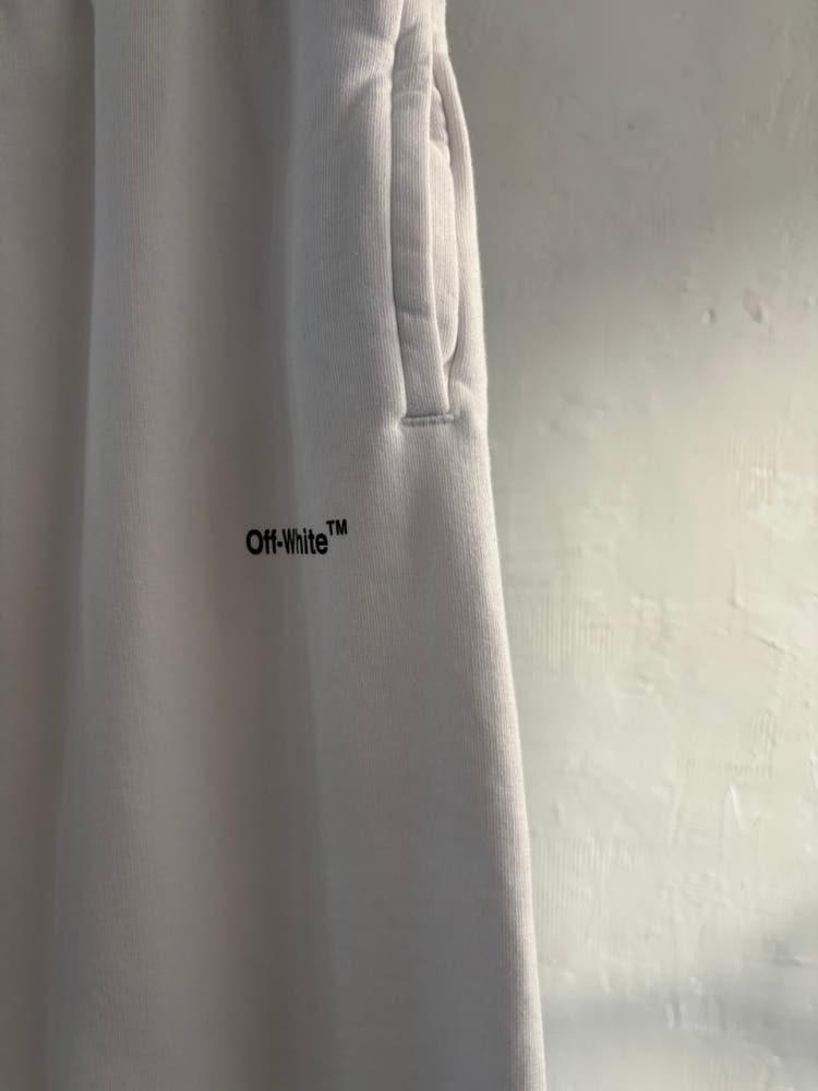 Off White 오프화이트 화이트 조거 팬츠 7