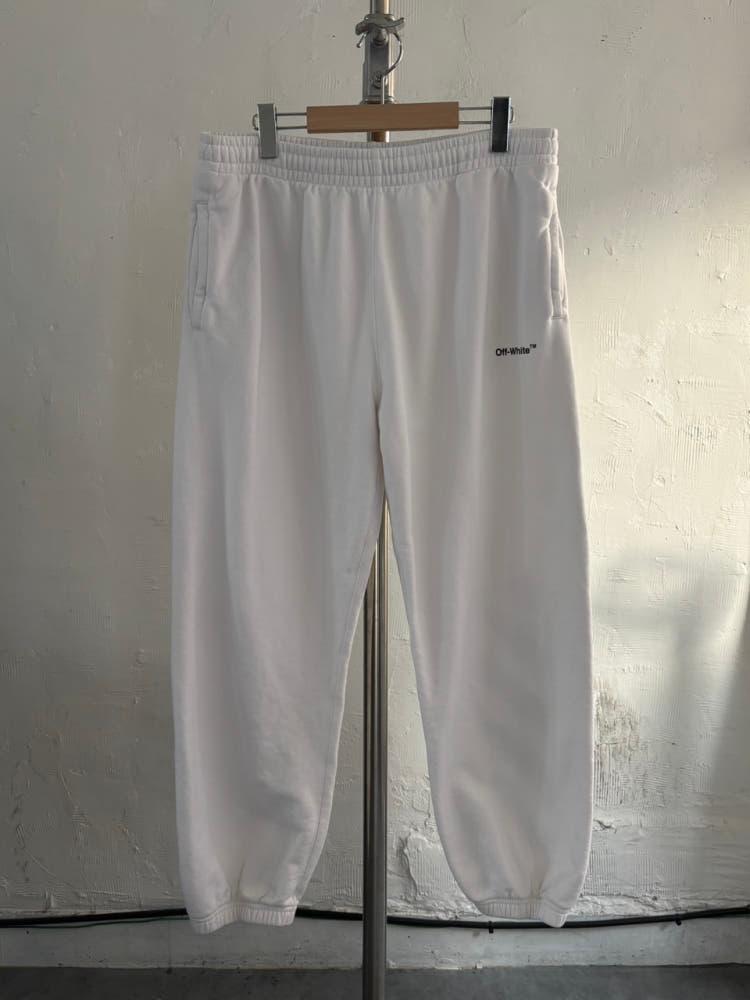 Off White 오프화이트 화이트 조거 팬츠 5