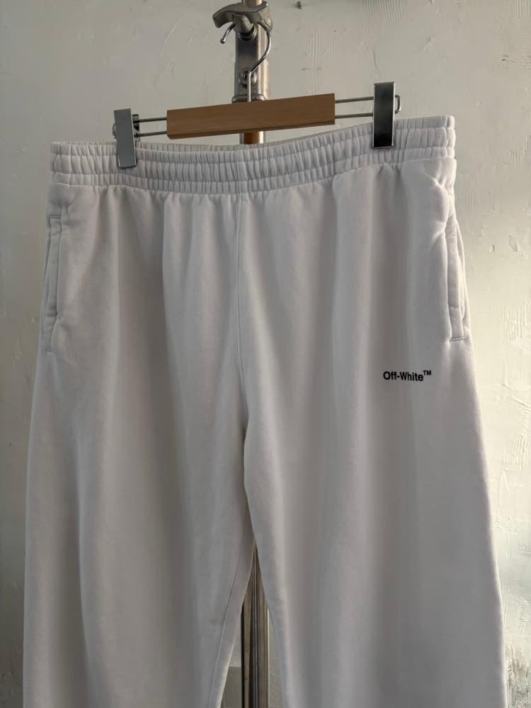 Off White 오프화이트 화이트 조거 팬츠 6