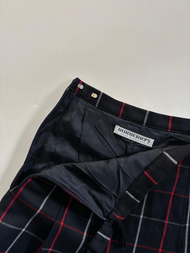 Burberry 버버리 네이비 노바체크 미디 플리츠 스커트 7