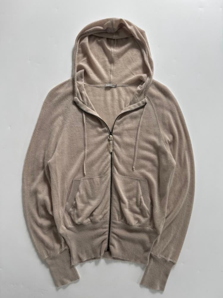 BOTTEGA VENETA 보테가 베네타 캐시미어 베이지 후드 집업 6