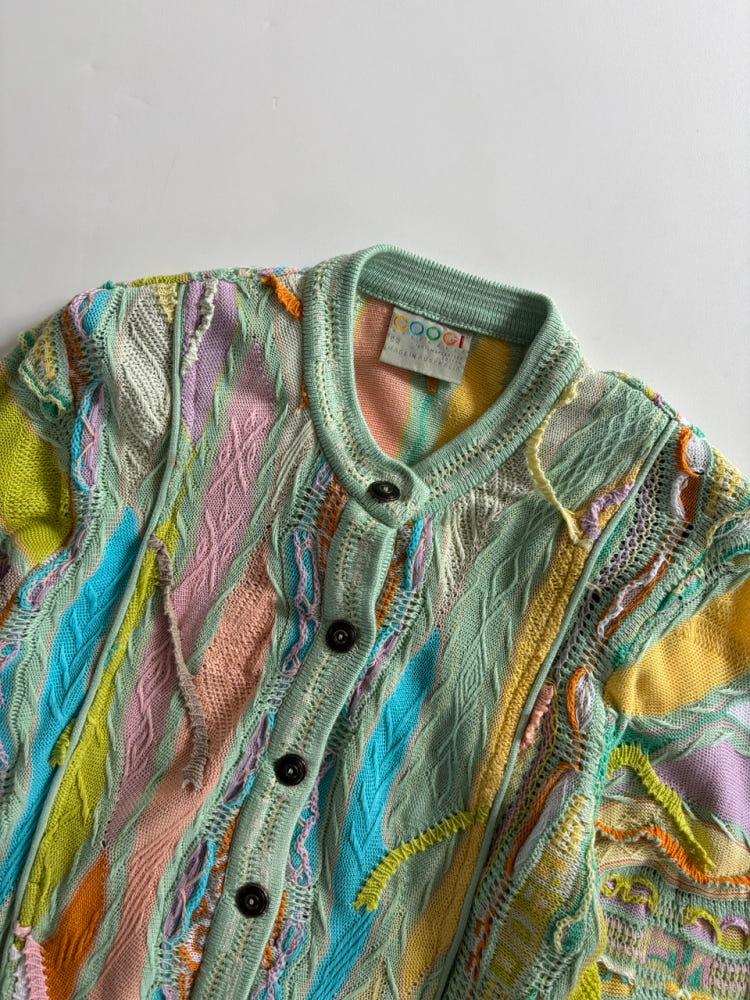 Coogi 쿠지 민트 케이블 가디건 7