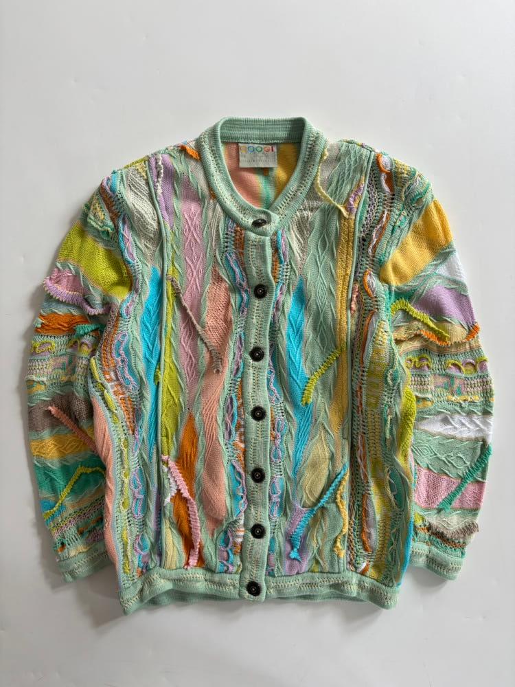 Coogi 쿠지 민트 케이블 가디건 6