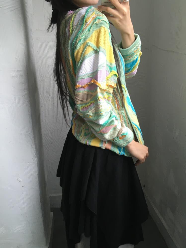 Coogi 쿠지 민트 케이블 가디건 5