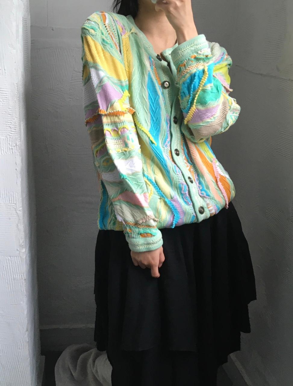 Coogi 쿠지 민트 케이블 가디건 2