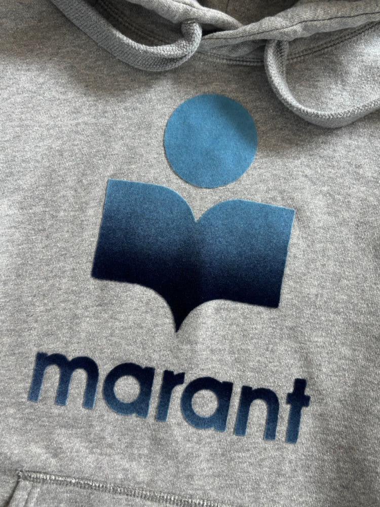 Isabel Marant 이자벨마랑 그레이 로고 후드티 6