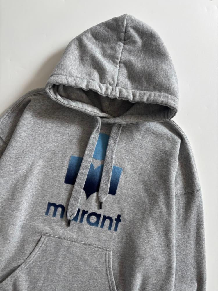 Isabel Marant 이자벨마랑 그레이 로고 후드티 4