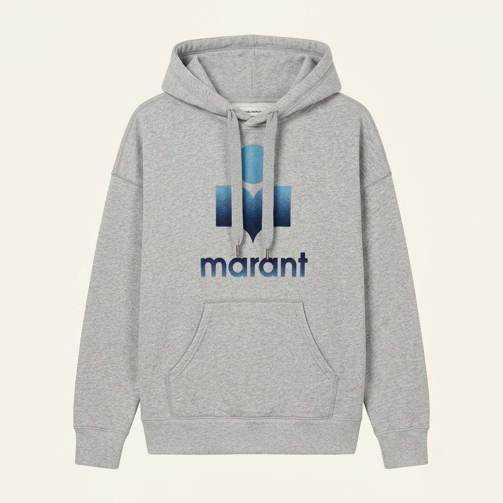 Isabel Marant 이자벨마랑 그레이 로고 후드티 1