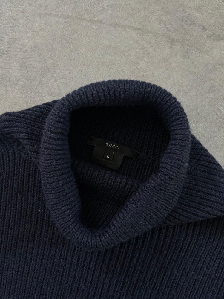 Gucci 구찌 네이비 알파카 터틀넥 니트 5