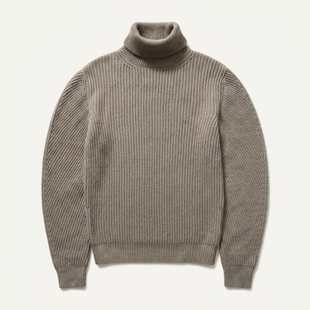 BOTTEGA VENETA 보테가 베네타 캐시미어 베이지 터틀넥 니트 1