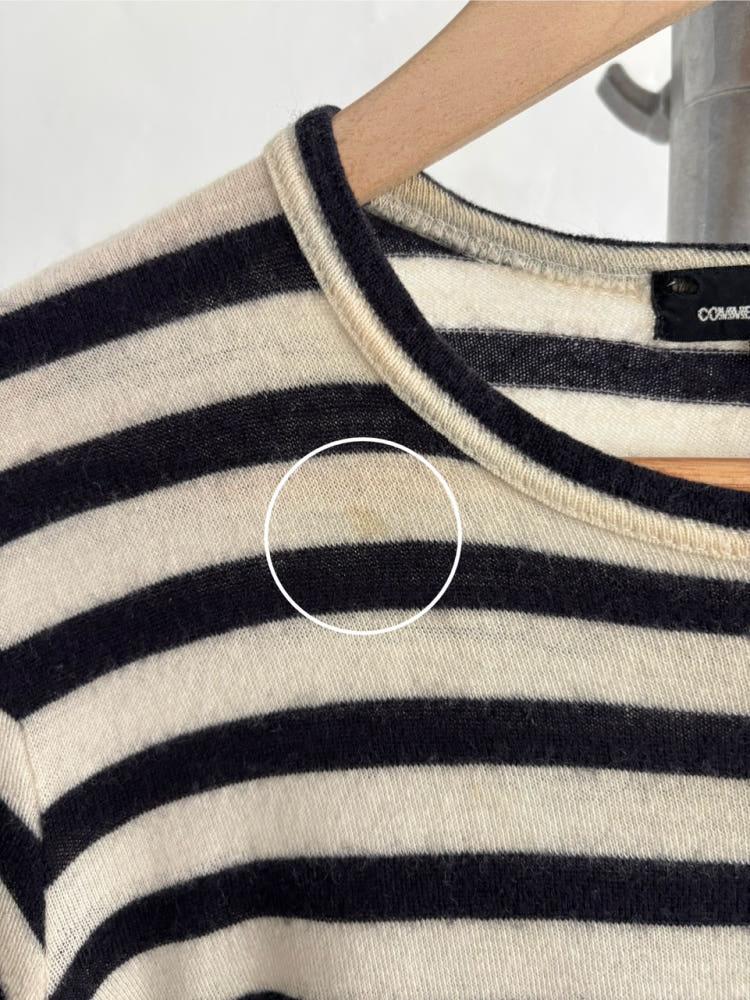 CDG tricot 꼼데가르송 트리콧 단가라 울 원피스 11