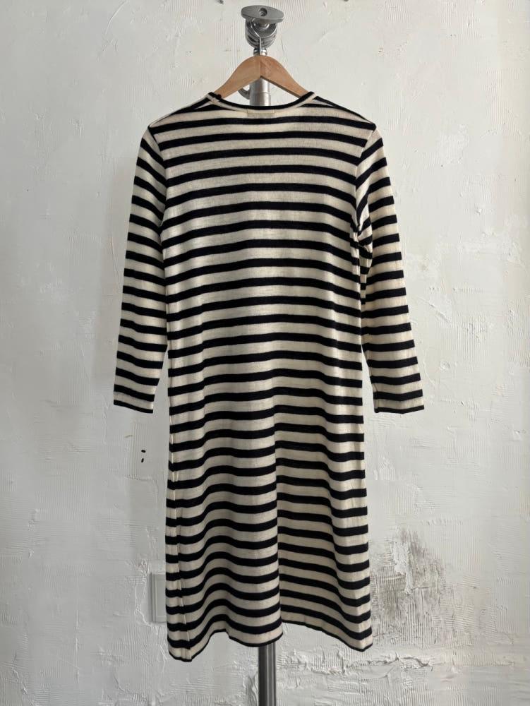 CDG tricot 꼼데가르송 트리콧 단가라 울 원피스 9