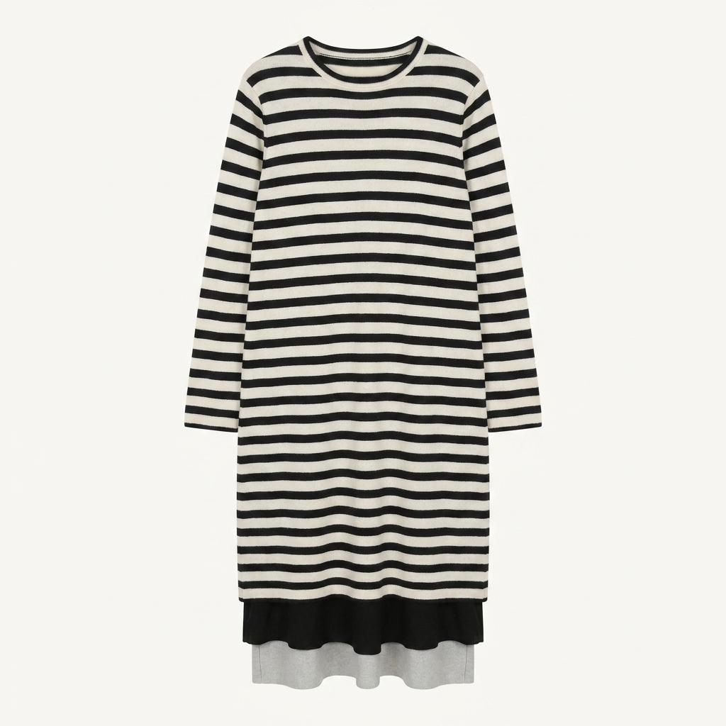 CDG tricot 꼼데가르송 트리콧 단가라 울 원피스 1