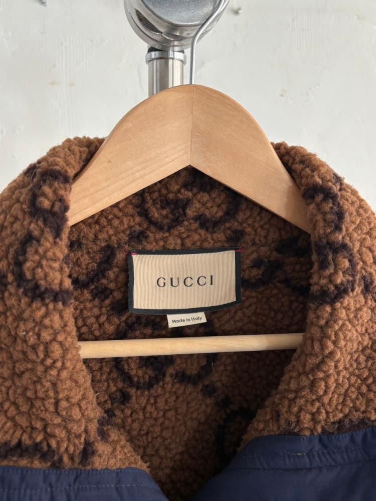 Gucci 구찌 로고 컨버터블 플리스 자켓 5