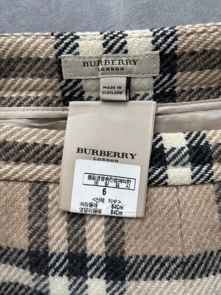 Burberry 버버리 노바체크 울 플리츠 스커트 7