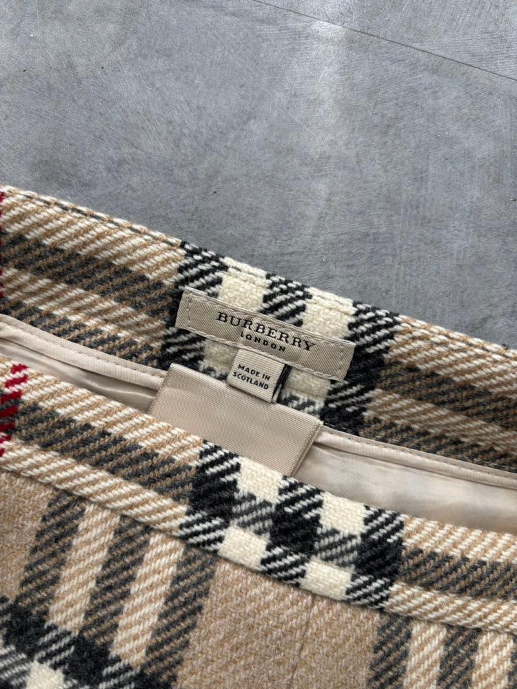 Burberry 버버리 노바체크 울 플리츠 스커트 6