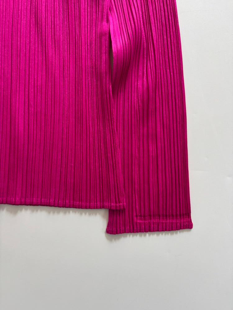 Pleats Please 플리츠플리즈 핑크 롱슬리브 9