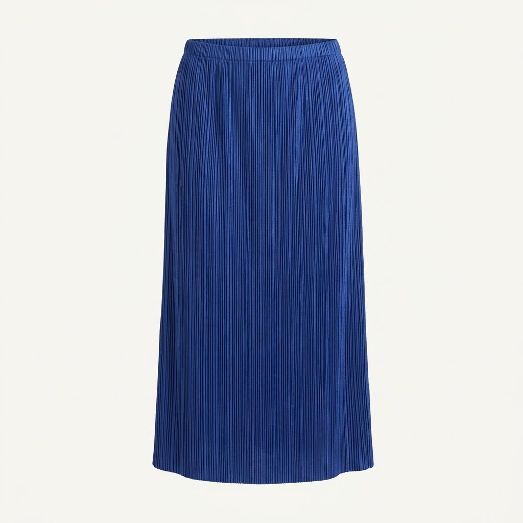 Pleats Please 플리츠플리즈 블루 플리츠 롱 스커트 1