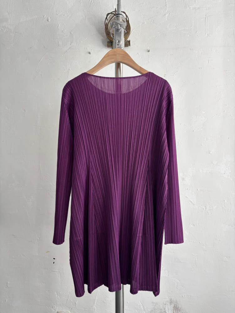 Pleats Please 플리츠플리즈 퍼플 컬러 롱슬리브 9