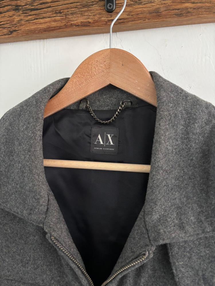 Armani Exchange 아르마니 익스체인지 그레이 울-캐시미어 혼방 자켓 6