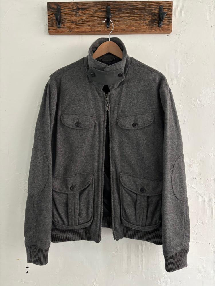 Armani Exchange 아르마니 익스체인지 그레이 울-캐시미어 혼방 자켓 9
