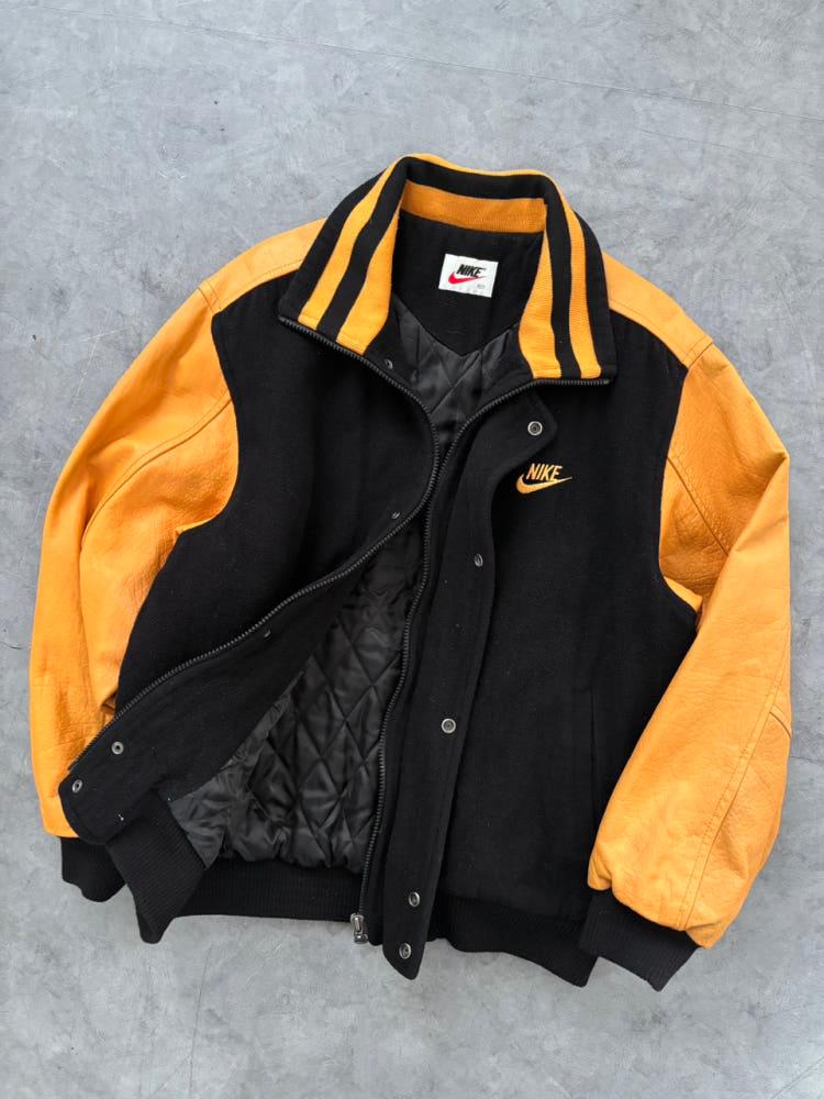 Nike 나이키 소가죽 바시티 울 자켓 7