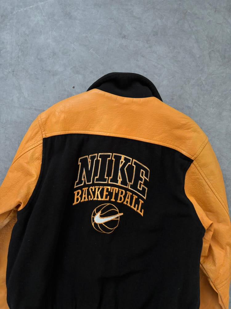 Nike 나이키 소가죽 바시티 울 자켓 10