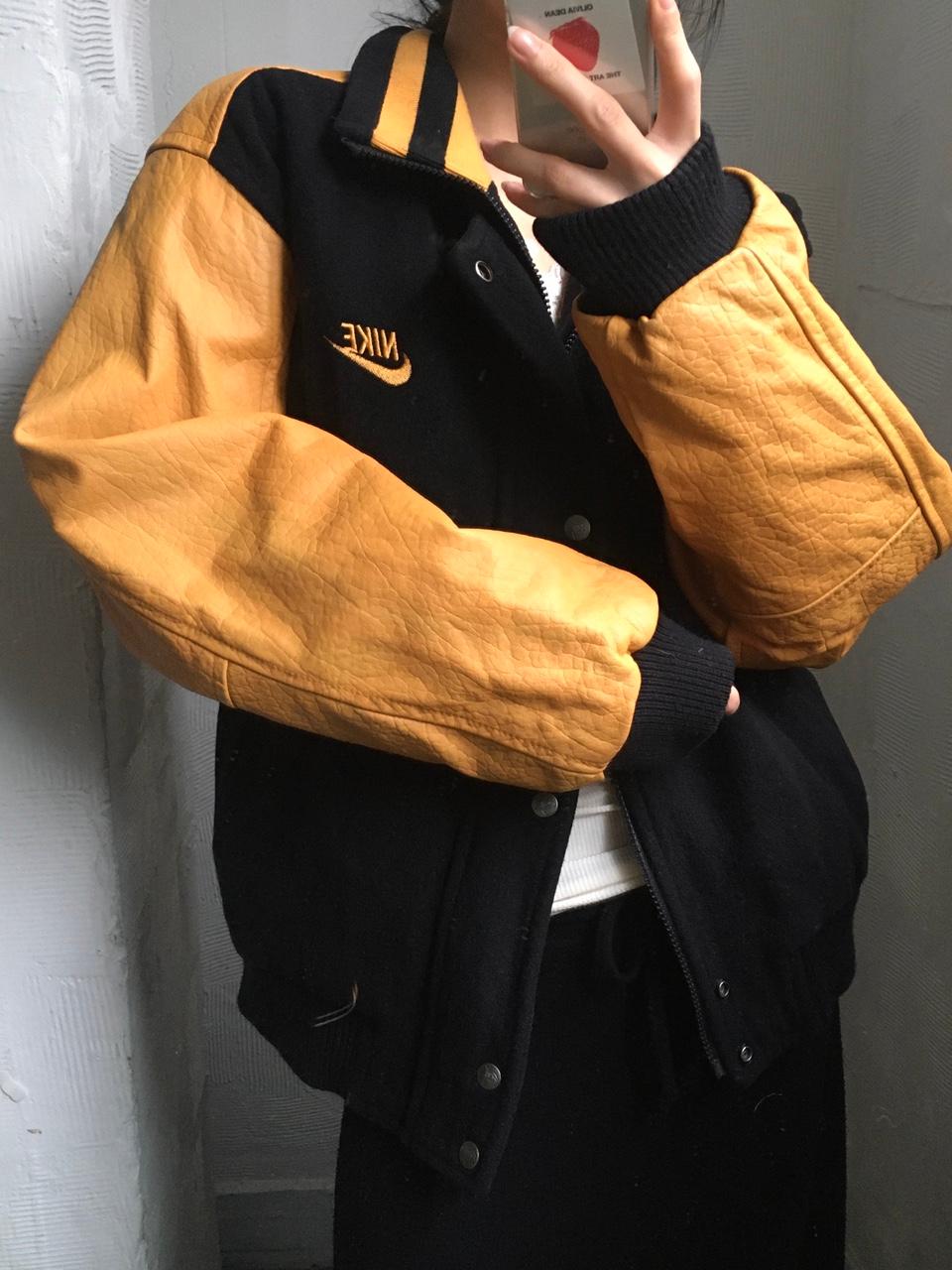 Nike 나이키 소가죽 바시티 울 자켓 2