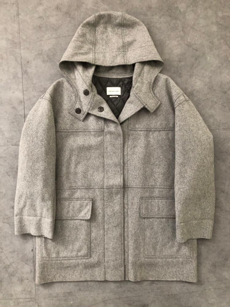Isabel Marant 이자벨마랑 에뚜왈 그레이 후드 코트 4