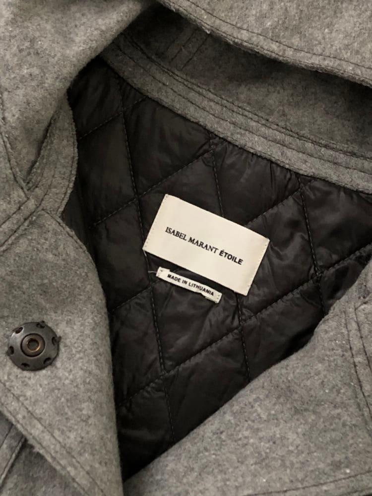 Isabel Marant 이자벨마랑 에뚜왈 그레이 후드 코트 6