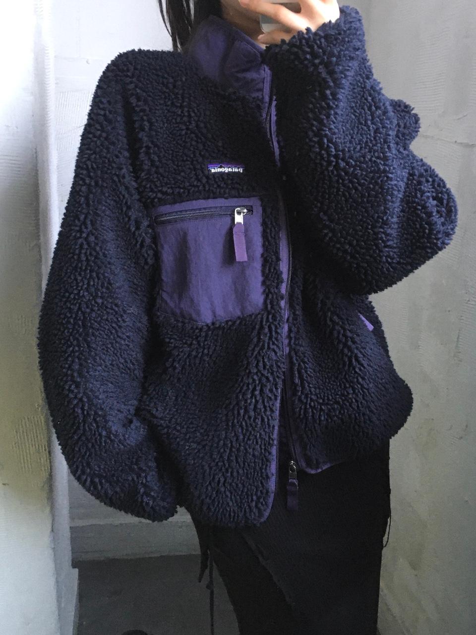Patagonia 파타고니아 퍼플 컬러 플리스 자켓 2
