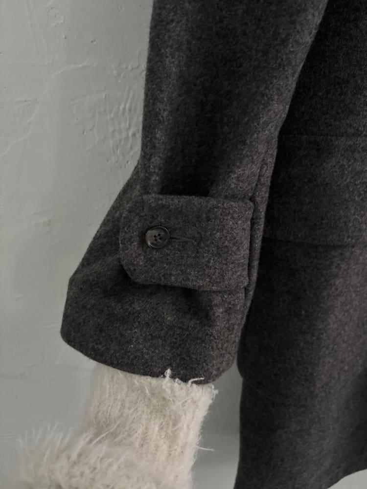 Polo Jeans 폴로진스 그레이 컬러 울 혼방 더플 코트 10