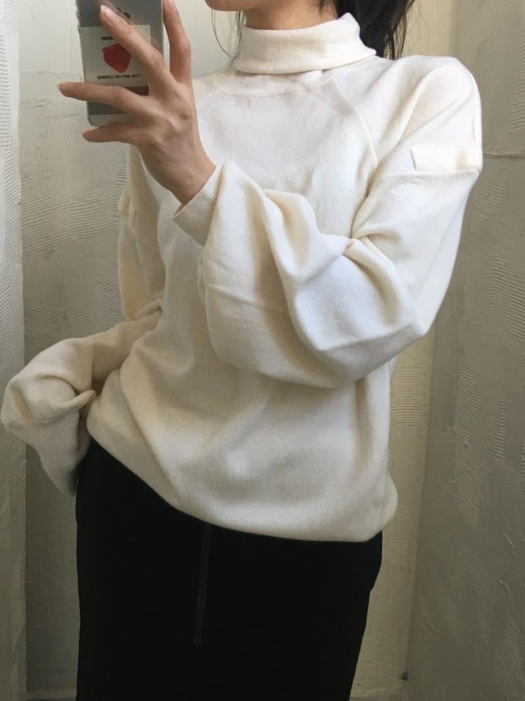 Tom Ford 톰포드 아이보리 캐시미어 터틀넥 니트 4