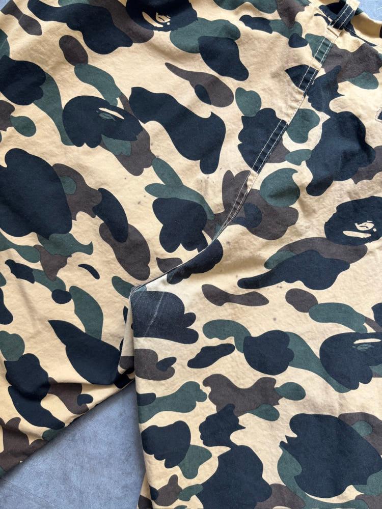 Bape 베이프 황계 카모 와이드 핏 조거 팬츠 11