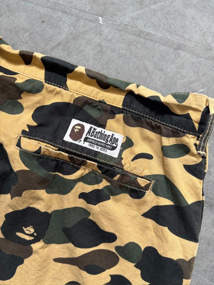 Bape 베이프 황계 카모 와이드 핏 조거 팬츠 9