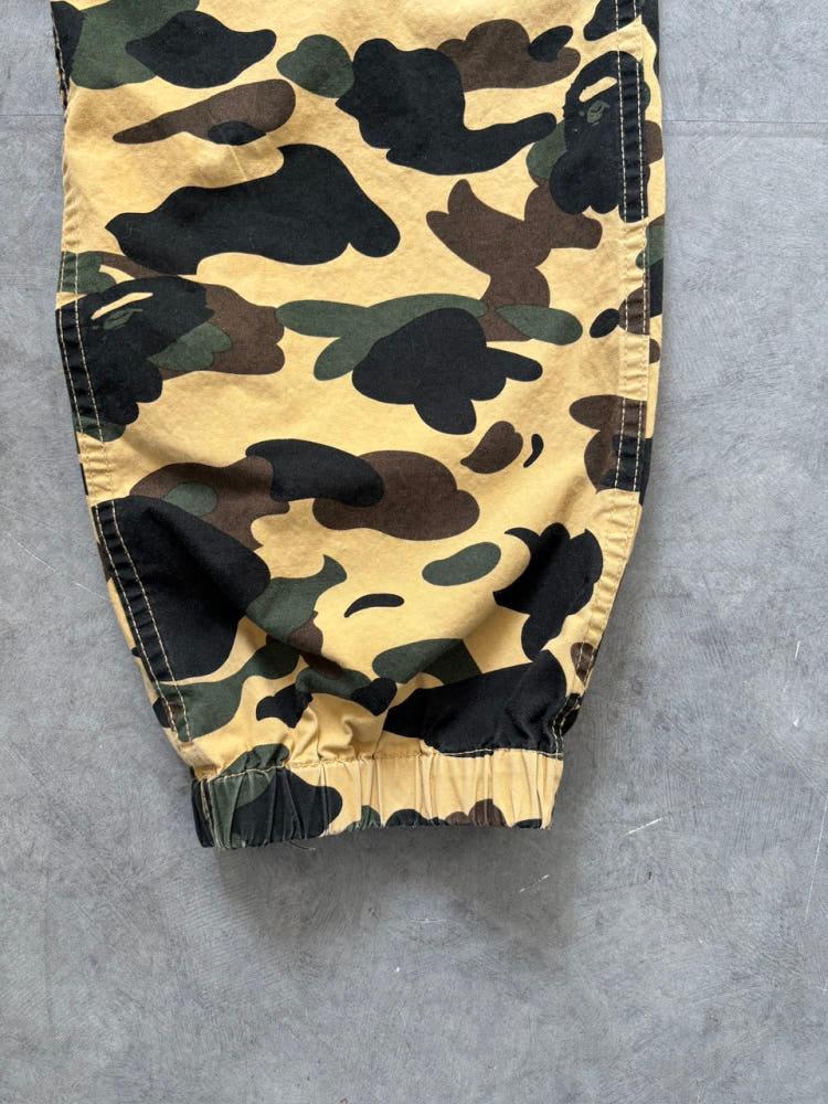 Bape 베이프 황계 카모 와이드 핏 조거 팬츠 7