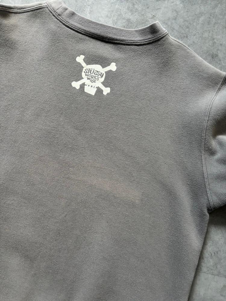 Stussy 스투시 90’s 그레이 월드 와이드 크루넥 스웻셔츠 10