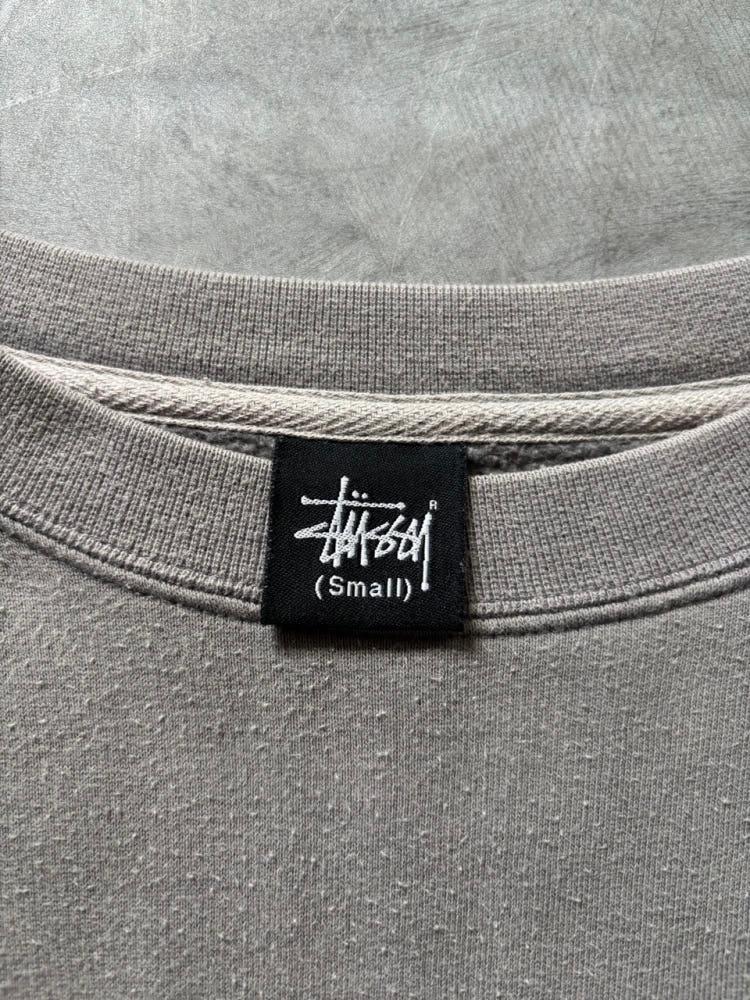Stussy 스투시 90’s 그레이 월드 와이드 크루넥 스웻셔츠 5