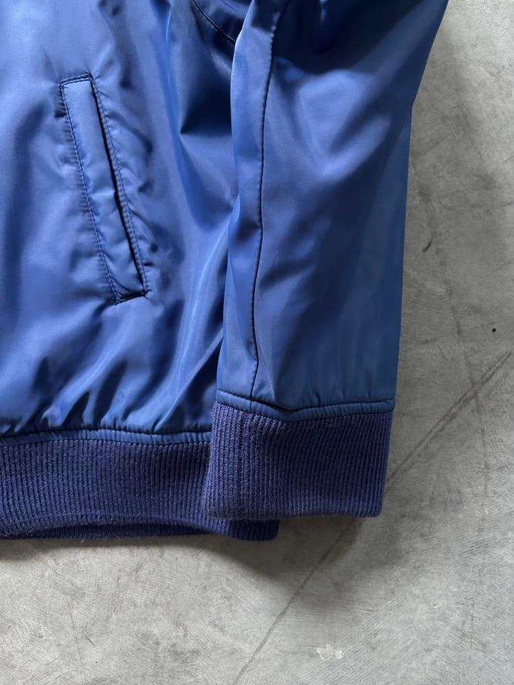 Stussy 스투시 00‘s 블루 스컬로고 새틴 바시티 자켓 9